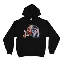 Load image into Gallery viewer, &quot;Listening Party&quot; Basic Hoodie White/Cobalt Blue/Black