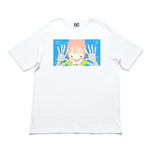 Load image into Gallery viewer, &quot;Reg Glasses Gal&quot; Cut and Sew Wide-body Tee White/Beige