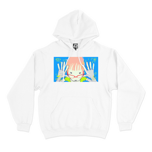 "Reg Glasses Gal" Basic Hoodie White