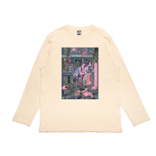 Load image into Gallery viewer, &quot;Kitchen&quot; Cut and Sew Wide-body Tee Salmon Pink/Beige