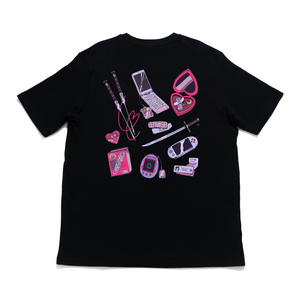 "Unifying Needle Set" Cut and Sew Wide-body Tee Black