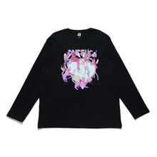 Load image into Gallery viewer, &quot;Angelic&quot; Cut and Sew Wide-body Long Sleeved Tee White/Black