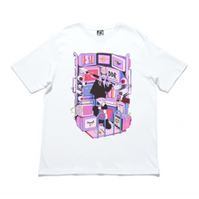 Load image into Gallery viewer, &quot;DDR&quot; Cut and Sew Wide-body Tee White/Black