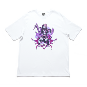 "Skull Candy" Cut and Sew Wide-body Tee White/Black