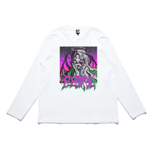 Load image into Gallery viewer, &quot;Electric&quot; Cut and Sew Wide-body Long Sleeved Tee White/Black/Beige