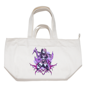 "Skull Candy" Tote Carrier Bag Cream