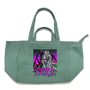 "Electric" Tote Carrier Bag Green