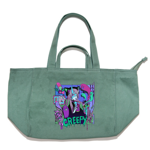 "Midnight Snack" Tote Carrier Bag Green