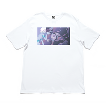 Load image into Gallery viewer, &quot;Flicker&quot; Cut and Sew Wide-body Tee White/Black