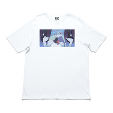 Load image into Gallery viewer, &quot;Lucid&quot; Cut and Sew Wide-body Tee White/Black