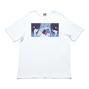 "Lucid" Cut and Sew Wide-body Tee White/Black