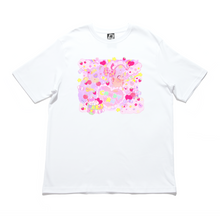 Load image into Gallery viewer, &quot;Candy Yan&quot; Cut and Sew Wide-body Tee White/Beige