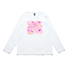 Load image into Gallery viewer, &quot;Candy Yan&quot; Cut and Sew Wide-body Long Sleeved Tee White/Beige