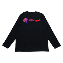 Load image into Gallery viewer, &quot;Demon Diner&quot; Cut and Sew Wide-body Long Sleeved Tee Black