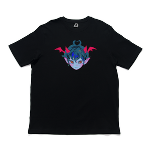 "Demon Diner" Cut and Sew Wide-body Tee Black