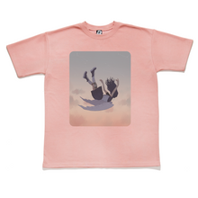 Load image into Gallery viewer, &quot;Falling Dreams&quot; Taper-Fit Heavy Cotton Tee Mint/Rose