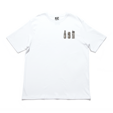 Load image into Gallery viewer, &quot;Convenient Store&quot; Cut and Sew Wide-body Tee White/Black