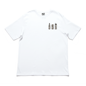 "Convenient Store" Cut and Sew Wide-body Tee White/Black