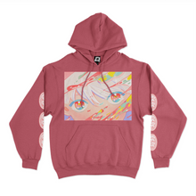 Load image into Gallery viewer, &quot;Siblings &amp; Spring Day&quot; Basic Hoodie White/Pink