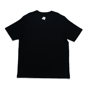 "Whereabouts of God #2" Cut and Sew Wide-body Tee Black
