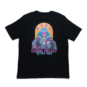 "Dark Night of the Soul" Cut and Sew Wide-body Tee Black