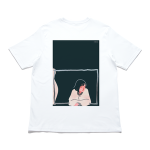 "Dream Fighter" - Cut and Sew Wide-body Tee White