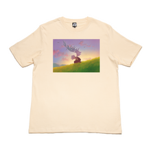 Load image into Gallery viewer, &quot;Fading Away&quot; Cut and Sew Wide-body Tee White/Beige