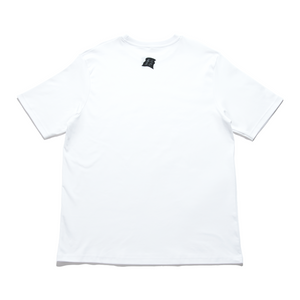 "Euphoria" Cut and Sew Wide-body Tee White