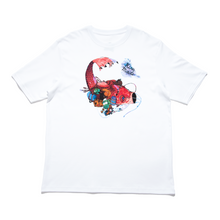 Load image into Gallery viewer, &quot;Koinobori&quot; - Cut and Sew Wide-body Tee White