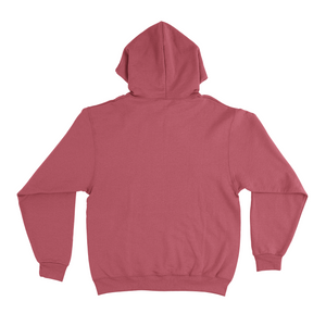 "I'll be waiting by the Sea" Basic Hoodie White/Pink