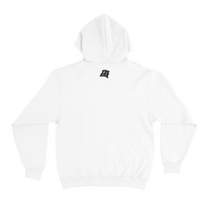 "Our Heart" Basic Hoodie White