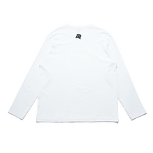 Load image into Gallery viewer, &quot;The Transceivers CATS!&quot; Cut and Sew Wide-body Long Sleeved Tee White/Black