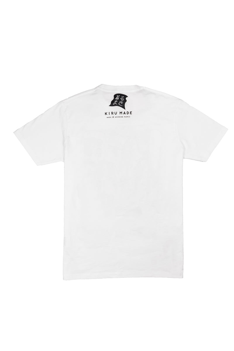 Twin Girl Basic Cotton T-Shirt White – Kiru Made 着るまで